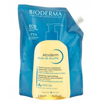 compare product Bioderma Atoderm Интензивно подхранващо душ олио за много суха и атопична кожа рефил 1л