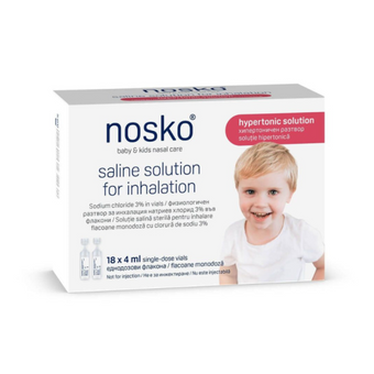compare product Nosko Хипертоничен разтвор 3% 18 броя 4мл