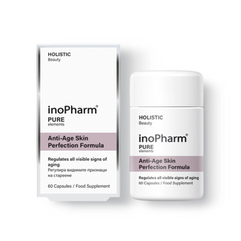 compare product InoPharm Holistic Beauty Pure elements Грижа срещу преждевременно стареене 60 капсули