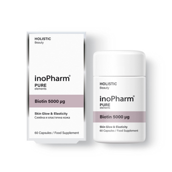 compare product InoPharm Holistic Beauty Pure elements Биотин 5000 mcg 60 капсули
