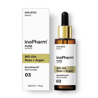 compare product InoPharm Подхранващо масло за лице био роза и арган 30мл