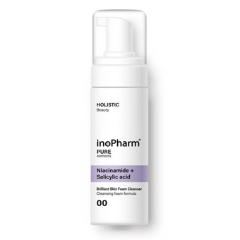 compare product InoPharm Brilliant Измивна пяна за лице с ниацинамид и салицилова киселина 150мл