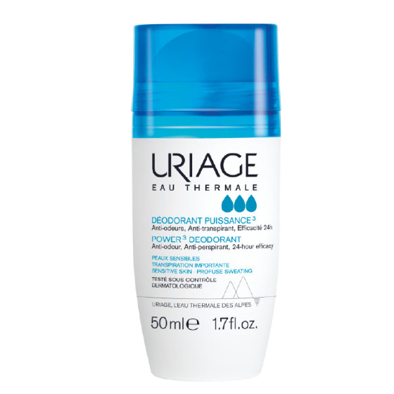 Uriage deo power 3 дезодорант рол-он 50мл - Снимка 2 от 2