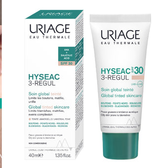 compare product Uriage hyseac 3-regul spf 30 цялостна тонирана грижа срещу несъвършенства 40мл