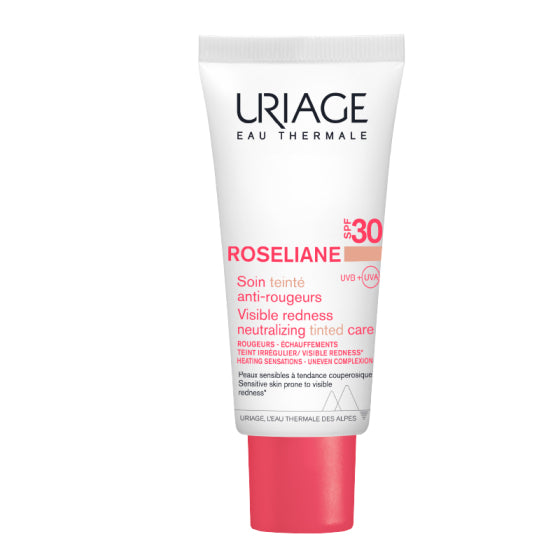 Uriage roseliane  сс тониран крем spf30  за корекция на тена - среден нюанс 40мл - Снимка 2 от 2