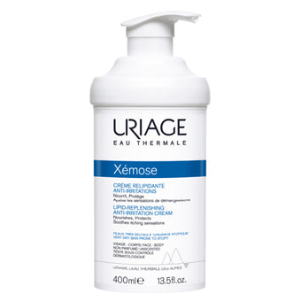 compare product Uriage Xemose C8+ липидо-възстановяващ крем за суха кожа с раздразнения и сърбеж 400мл