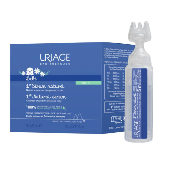 Uriage натурал серум за почистване на носле и очи 15х5мл - Снимка 2 от 2