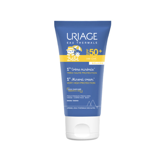 Uriage 1er слънцезащитен минерален крем за бебета и деца spf50 50мл - Снимка 2 от 2