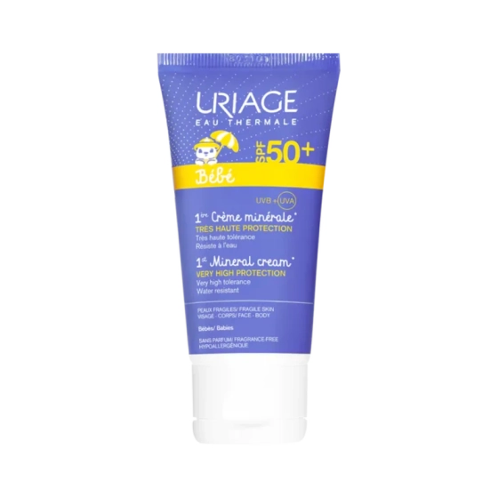 Uriage 1er слънцезащитен минерален крем за бебета и деца spf50 50мл - Снимка 1 от 2