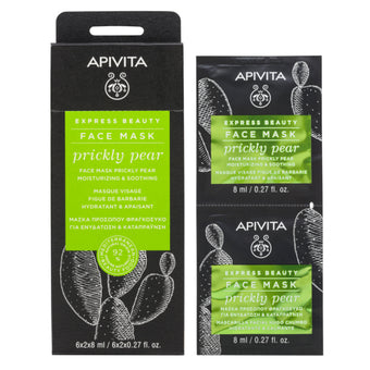compare product Apivita express beauty хидратираща и успокояваща маска за лице с кактус 8ml х12 броя