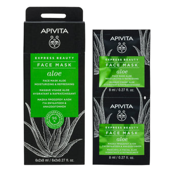 compare product Apivita express beauty хидратираща и освежаваща маска за лице с алое 8ml х12 броя