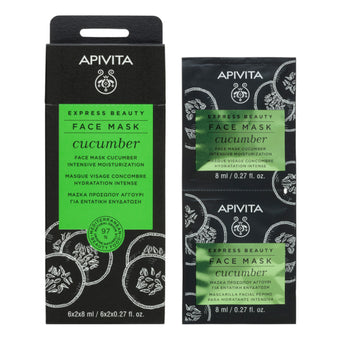 compare product Apivita express beauty интензивна хидратираща маска за лице с краставица 8ml х12 броя
