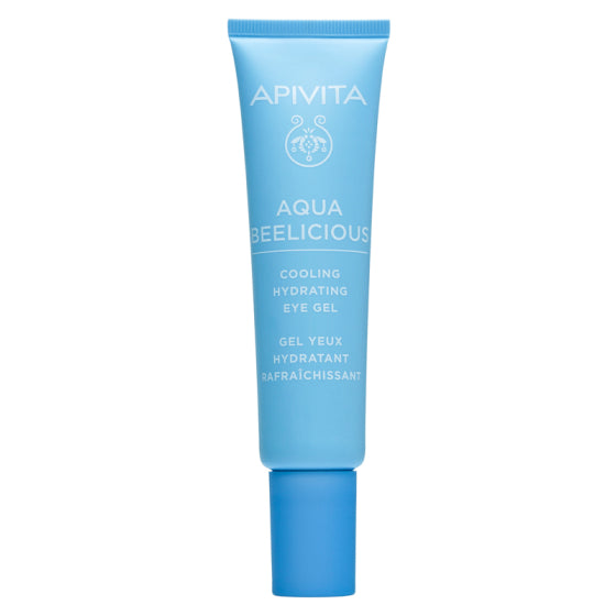 Apivita aqua beelicious охлаждащ хидратиращ гел-крем за околоочен контур с мед и цветя 15мл - Снимка 2 от 2