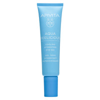 Apivita aqua beelicious охлаждащ хидратиращ гел-крем за околоочен контур с мед и цветя 15мл - Снимка 2 от 2