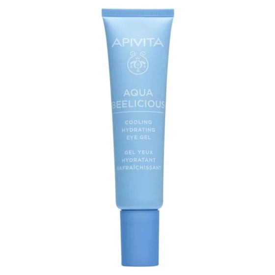 Apivita aqua beelicious охлаждащ хидратиращ гел-крем за околоочен контур с мед и цветя 15мл - Снимка 1 от 2