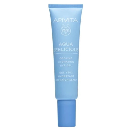 Apivita aqua beelicious охлаждащ хидратиращ гел-крем за околоочен контур с мед и цветя 15мл - Снимка 1 от 2