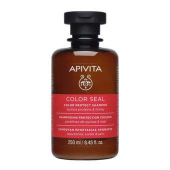 compare product Apivita color seal шампоан за боядисана коса с протеини от киноа и мед 250ml