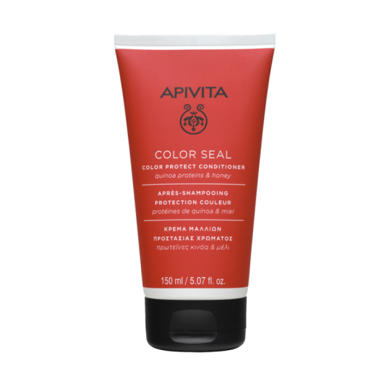 Apivita color seal балсам за боядисана коса с протеини от киноа и мед 150ml - Снимка 2 от 2