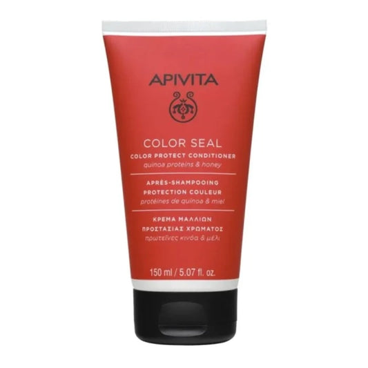 Apivita color seal балсам за боядисана коса с протеини от киноа и мед 150ml - Снимка 1 от 2