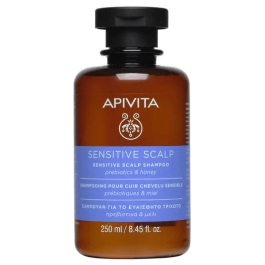Apivita нежен шампоан за чувствителен скалп 250ml - Снимка 1 от 2