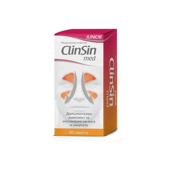 CLINSIN MED Клинсин мед джуниър саше за носни промивки х30