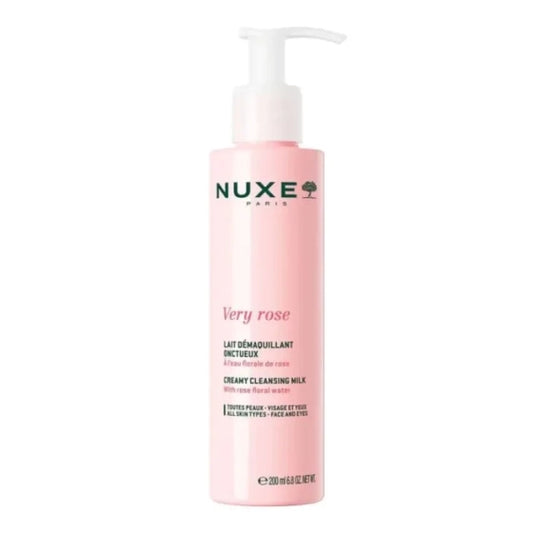 Nuxe very rose кремообразно дегримиращо мляко 200мл.