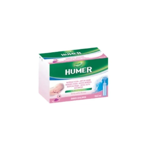 HUMER Хюмер за бебета морска вода дози за овлажняване и почистване на носната кухина 5мл х18
