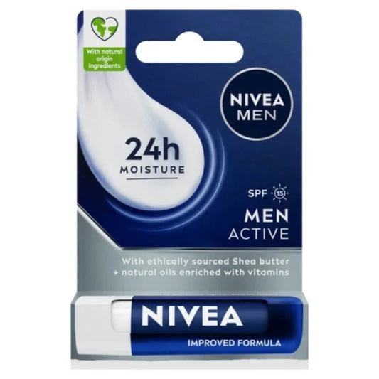 Nivea  балсам за устни men 4.8г /85152/