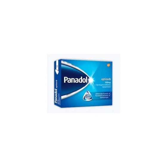 PANADOL Панадол оптизорб таблетки при висока температура и болка 500мг х12 - Снимка 1 от 2
