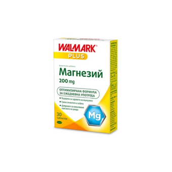 compare product Магнезий таблетки за нормална функция на мускулите 200мг х30 Walmark