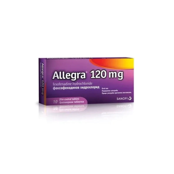 ALLEGRA Алегра таблетки при сенна хрема 120мг х10