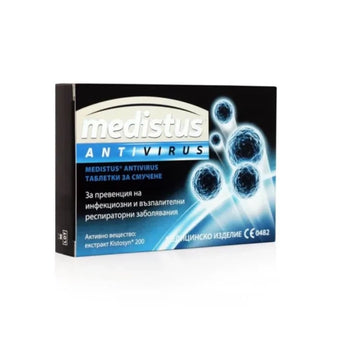 compare product Медистус антивирус таблетки при настинка и грип х10