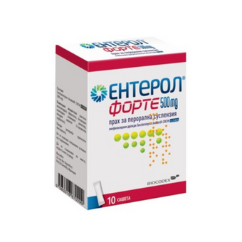 compare product Ентерол Форте 500мг 10 сашета Biocodex