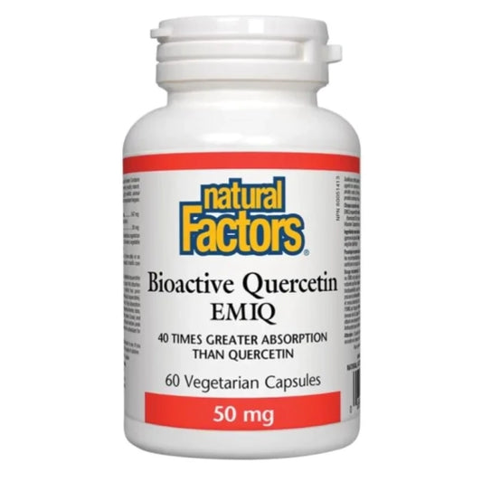 NATURAL FACTORS Кверцетин EMIQ капсули за антиоксидантна защита 50мг х60 Natural Factors
