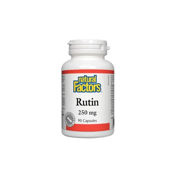 NATURAL FACTORS Рутин капсули за сърцето и кръвоносните съдове 250мг х90 Natural Factors