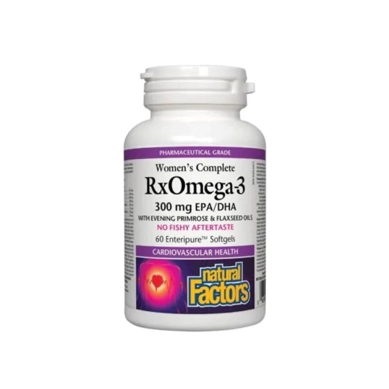 NATURAL FACTORS Омега-3  капсули за жени за сърдечно-съдова система 1035мг х60 Natural Factors