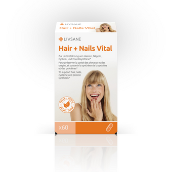 compare product LIVSANE за коса и нокти Vital 60 капсули