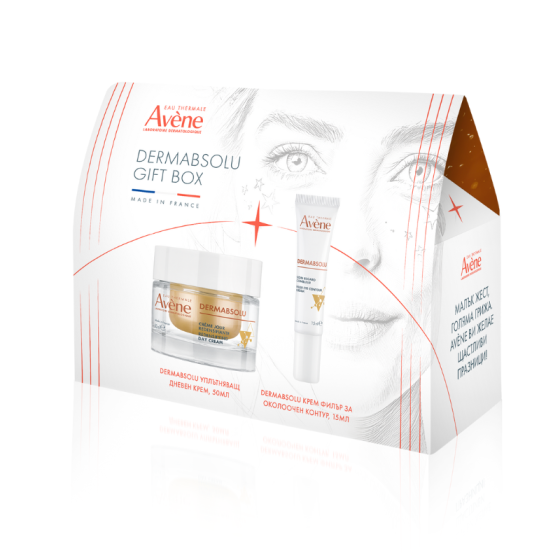 AVENE Комплект Avene Dermabsolu Дневен крем 50мл + Крем филър за околоочен контур 15мл