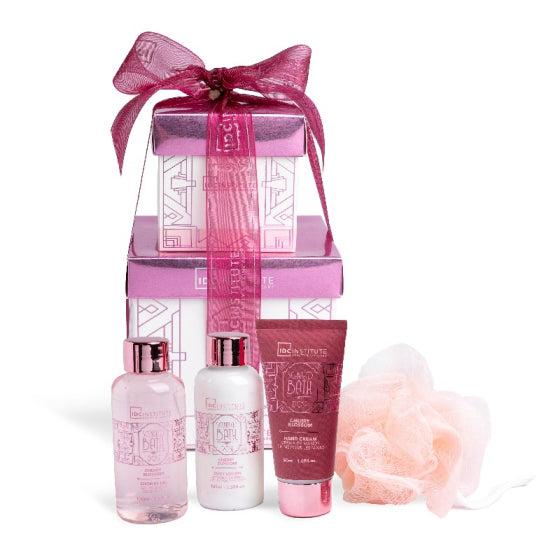 IDC Institute Подаръчен комплект 42292 Scented Bath Rose 4 части