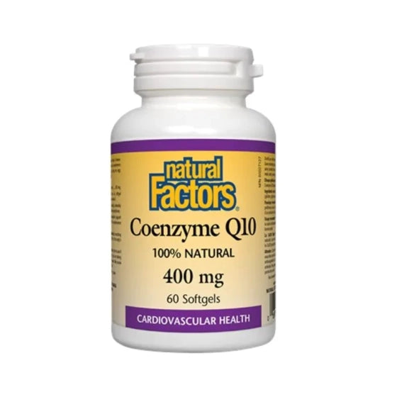 NATURAL FACTORS Коензим Q10 капсули антиоксидант 400мг х60 Natural Factors