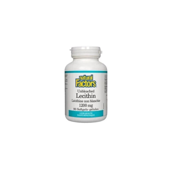 NATURAL FACTORS Лецитин капсули срещу висок холестерол 1200мг х90 Natural Factors
