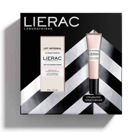 LIERAC Комплект Lierac Lift Integral Стягащ лифтинг серум 30мл + Околоoчен лифтинг крем 15мл