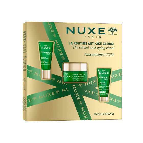 NUXE Комплект Nuxe Nuxuriance Ultra Крем за лице 50мл + Крем за очен контур 15мл + Нощен крем 15мл
