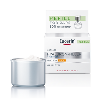 compare product Eucerin Hyaluron-Filler Дневен крем за всеки тип кожа SPF30 50мл пълнител