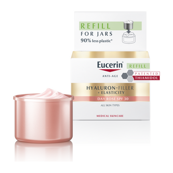 compare product Eucerin Hyaluron-Filler+Elasticity Озаряващ дневен крем SPF30 50мл пълнител