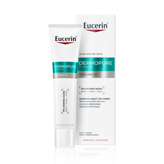 Eucerin Dermopure Clinical Peeling 10 Обновяваща нощна грижа за кожа, склонна към акне 40мл