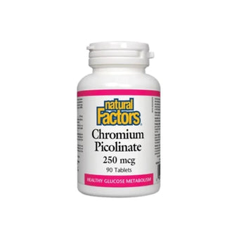 compare product Хром пиколинат таблетки за нормални нива на инсулина 250мкг х90 Natural Factors
