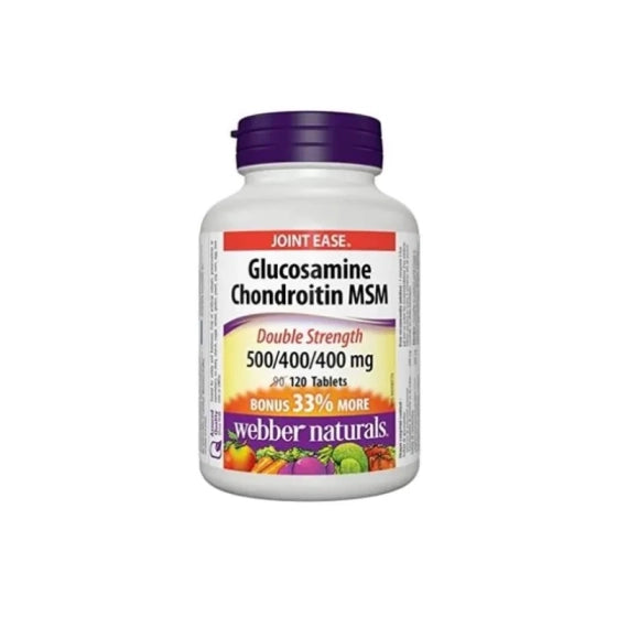 WEBBER NATURALS Глюкозамин,хондроитин+мсм таблeтки за здрави стави 1300мг  х120 Webber Natural