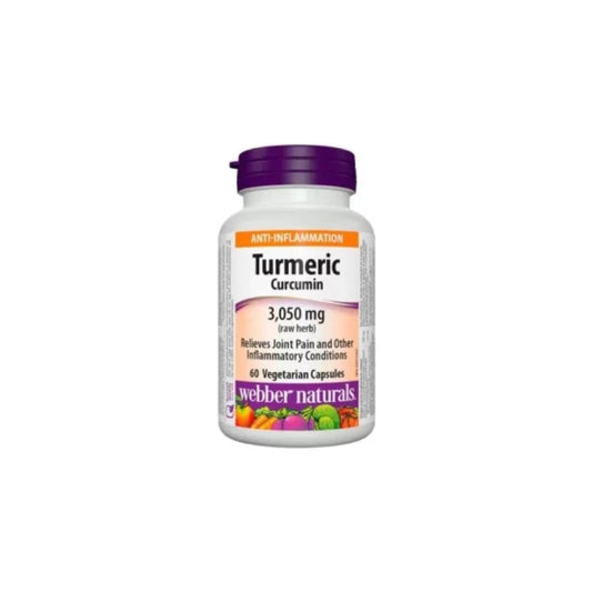 WEBBER NATURALS Куркума турмерик капсули при артрит 600мг х60 Webber Natural