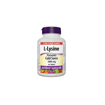 compare product L-лизин таблетки при херпес 1000мг х 60 Webber Naturals